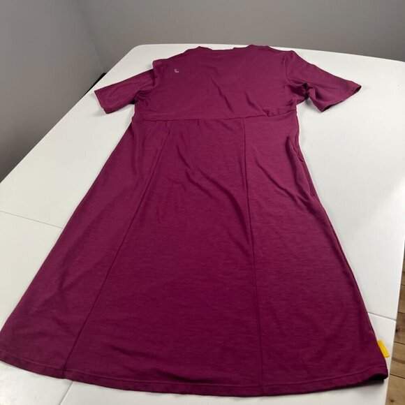 Lolë women jersey dress FPS 50 fuchia size L - Picture 4 of 12